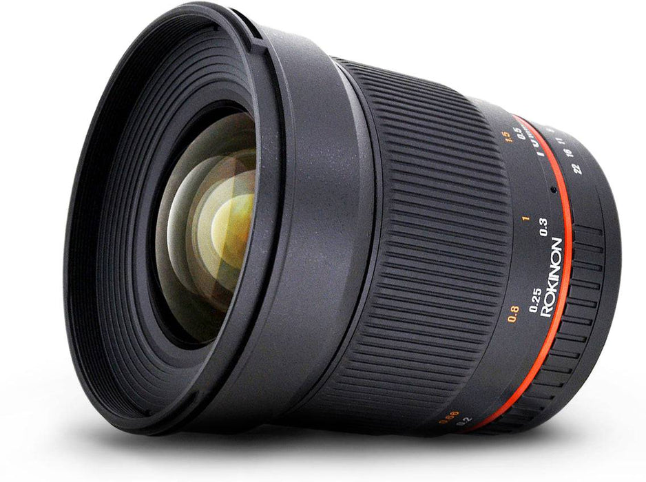 Rokinon 16mm f/2.0 ED AS UMC CS Lens for Canon EF-M Mount