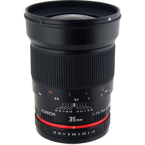 Rokinon 35mm f/1.4 AS UMC Lens for Micro Four Thirds Mount