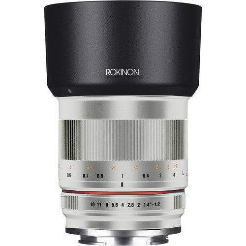 Rokinon 50mm f/1.2 Lens for Micro Four Thirds (Silver)