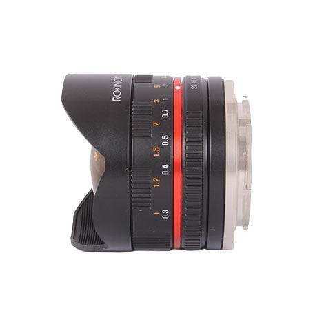 Rokinon 8mm f/2.8 UMC Fisheye II Lens for Canon EF-M Mount (Black)