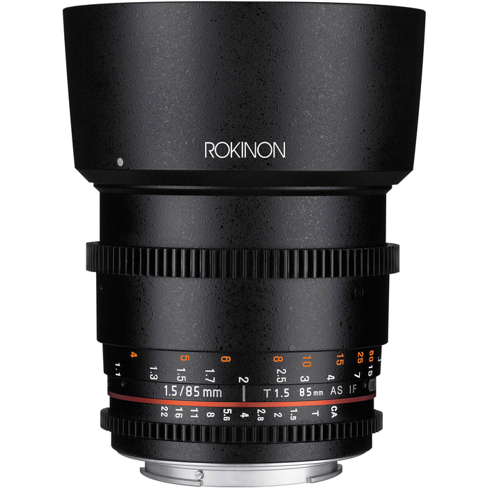 Rokinon 85mm T1.5 Cine DS Lens for Canon EF Mount