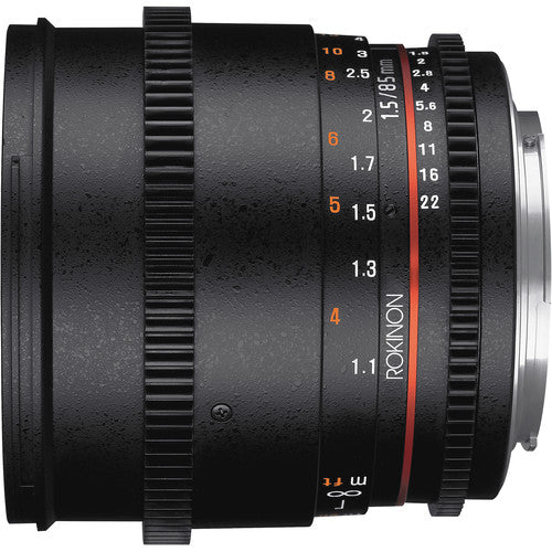 Rokinon 85mm T1.5 Cine DS Lens for Canon EF Mount