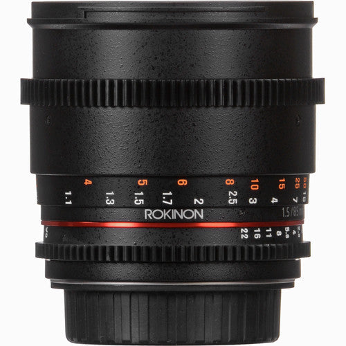 Rokinon 85mm T1.5 Cine DS Lens for Canon EF Mount