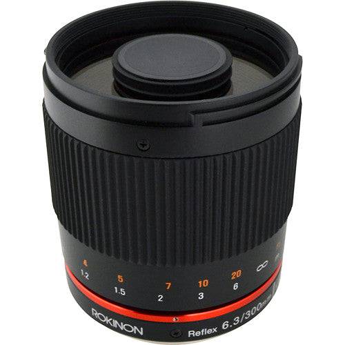 Rokinon Reflex 300mm f/6.3 ED UMC CS Lens for Fujifilm X Mount (Black)