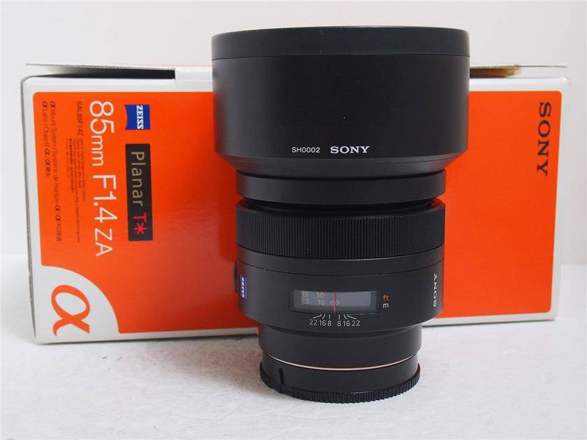 Sony 85mm f/1.4 Carl Zeiss Planar T* Prime Len