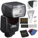 Nikon SB-700 AF Speedlight with EZ-Flip Gel Set | Batteries | SoftBox &amp; Light Bouncer Package