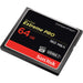 SanDisk 64GB Extreme Pro CompactFlash Memory Card (160MB/s)