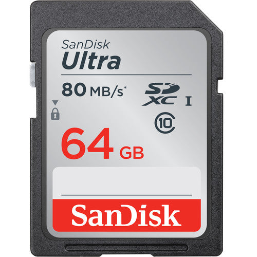 SanDisk 64GB Ultra UHS-I SDXC Memory Card (Class 10)