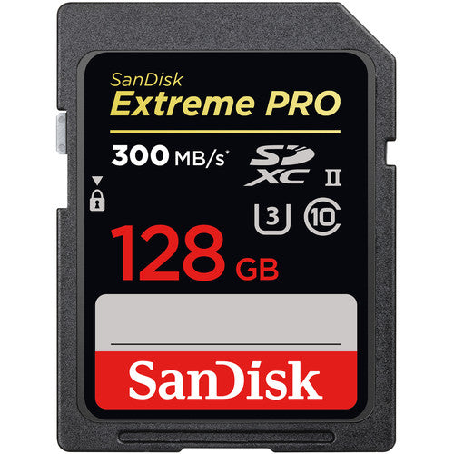 SanDisk 128GB Extreme PRO UHS-II SDXC Memory Card