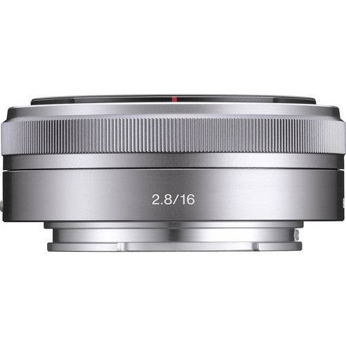 Sony 16mm f/2.8 Wide-Angle Alpha E-Mount Lens (Silver)