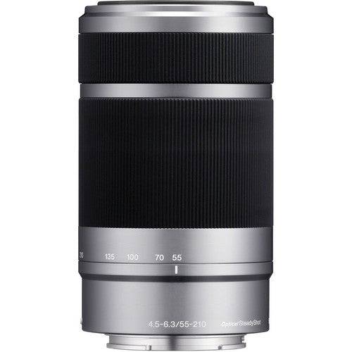 Sony E 55-210mm f/4.5-6.3 OSS E-Mount Lens (Silver)