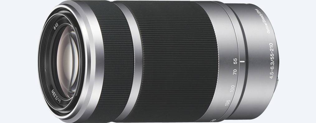 Sony E 55-210mm f/4.5-6.3 OSS E-Mount Lens (Silver)