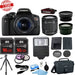 Canon EOS Rebel SL1/250D (SL3) DSLR Camera w/ EF-S 18-55mm f/3.5-5.6 STM Zoom Lens|Telephoto & Wide Angle Lenses|2pc 16GB MCs|Canon Bag|Filter Kit Bundle