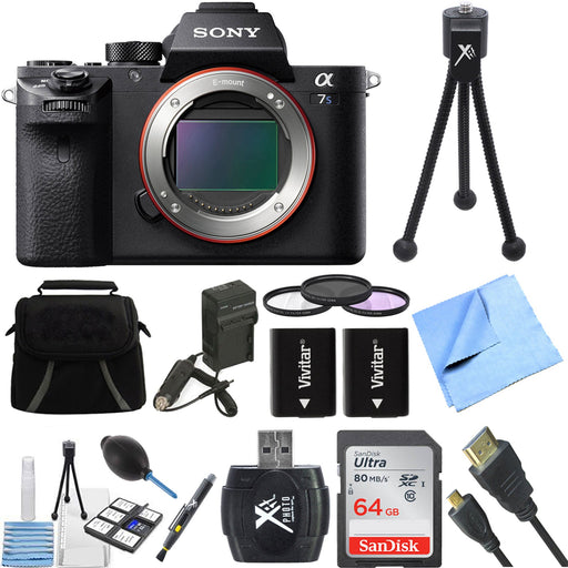 Sony Alpha a7S II Alpha Full-frame Mirrorless Interchangeable Lens Camera 64GB Bundle