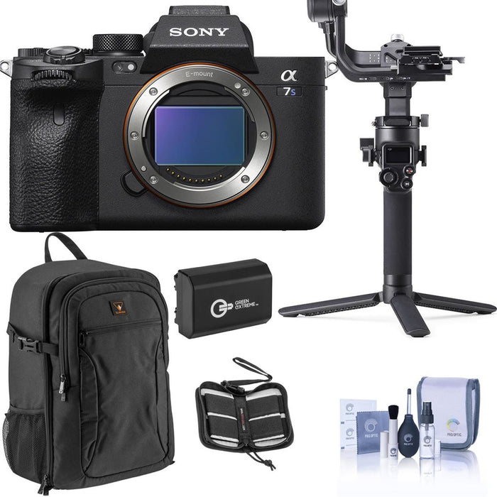 Sony Alpha a7S III Mirrorless Digital Camera Body with DJI RSC 2 &amp; Accessories