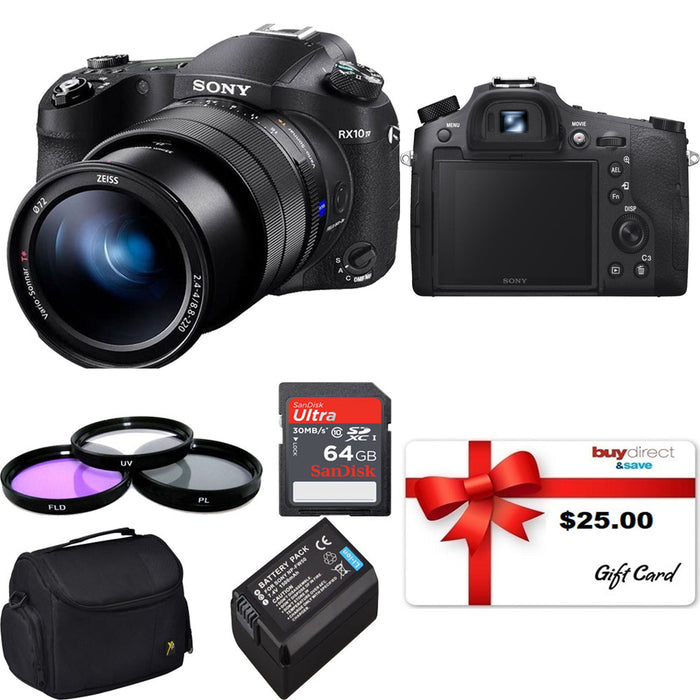 Sony Cyber-shot DSC-RX10 IV Digital Camera Starter Bundle