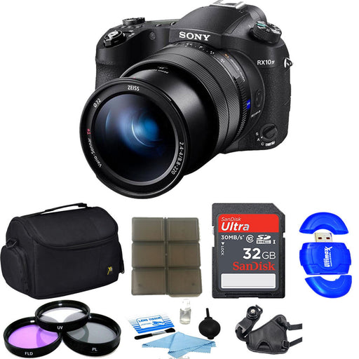 Sony Cyber-shot DSC-RX10 IV Digital Camera w/ Sandisk 32GB Memory Card Stater Bundle