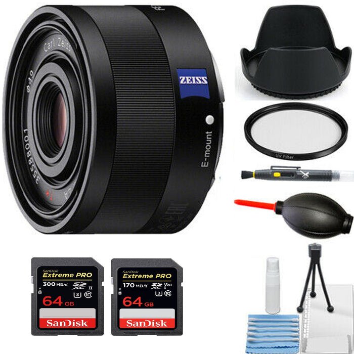 Sony Sonnar T* FE 35mm f/2.8 ZA Lens with Sandisk 16GB Starter Package