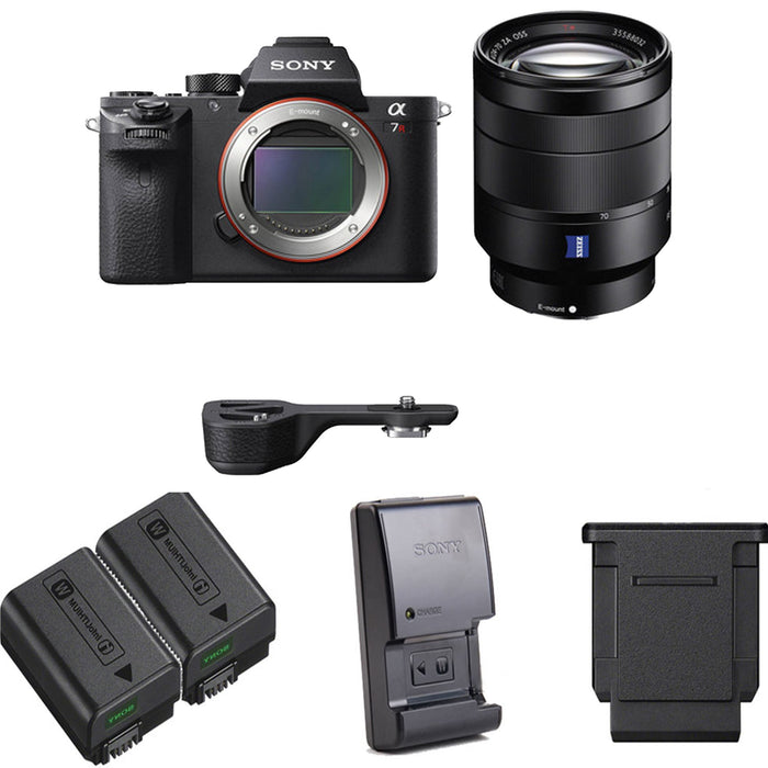 Sony Alpha a7R II Mirrorless Digital Camera with 24-70mm f/4 Lens Kit and GP-X1EM Grip Extension