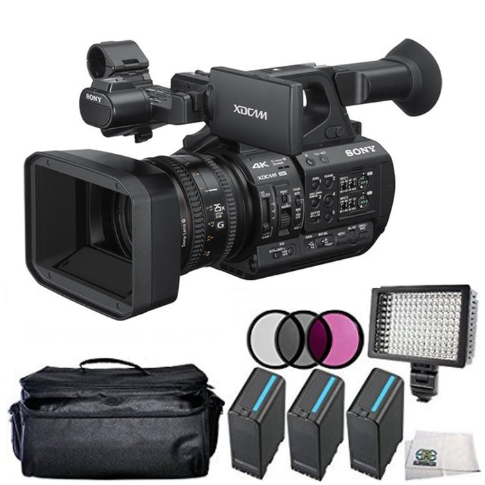 Sony PXW-Z190 4K 3-CMOS 1/3&quot; Sensor XDCAM Camcorder 9PC Bundle