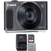 Canon PowerShot SX620 HS 20.2MP 25x Zoom WiFi / NFC Full HD 1080p Digital Camera (Black) with 16GB Memory Card