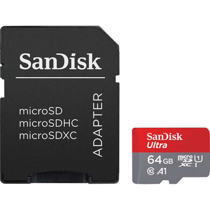 SanDisk 64GB Ultra UHS-I microSDXC Memory Card