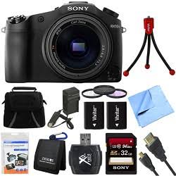 Sony DSC-RX10M II Cyber-shot 4K Video 20.1 MP Digital Still Camera 32GB Card Bundle