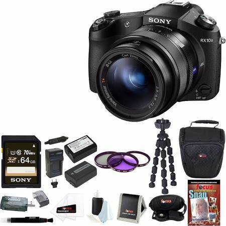 Sony Cyber-shot DSC-RX10 II Digital Camera with 64GB SD Card &amp; Accessory Bundle