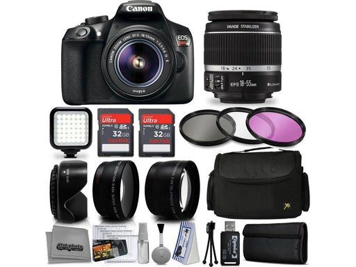 Canon EOS Rebel T6/2000D DSLR Camera with 18-55mm Lens Bundle