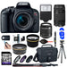 Canon EOS Rebel T7i/800D DSLR Camera with 18-55mm &amp; 75-300mm III Lens|Bundle 64GB MC|DSLR Bag|Wide Angle &amp; Telephoto Lenses|Flash|Remote &amp; More