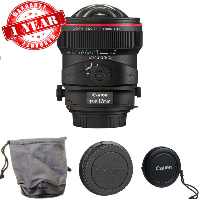 Canon TS-E 17mm f/4L Tilt-Shift Lens USA