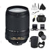 Nikon AF-S DX NIKKOR 18-140mm f/3.5-5.6G ED VR Lens with Advanced Accessory Bundle (White Box)