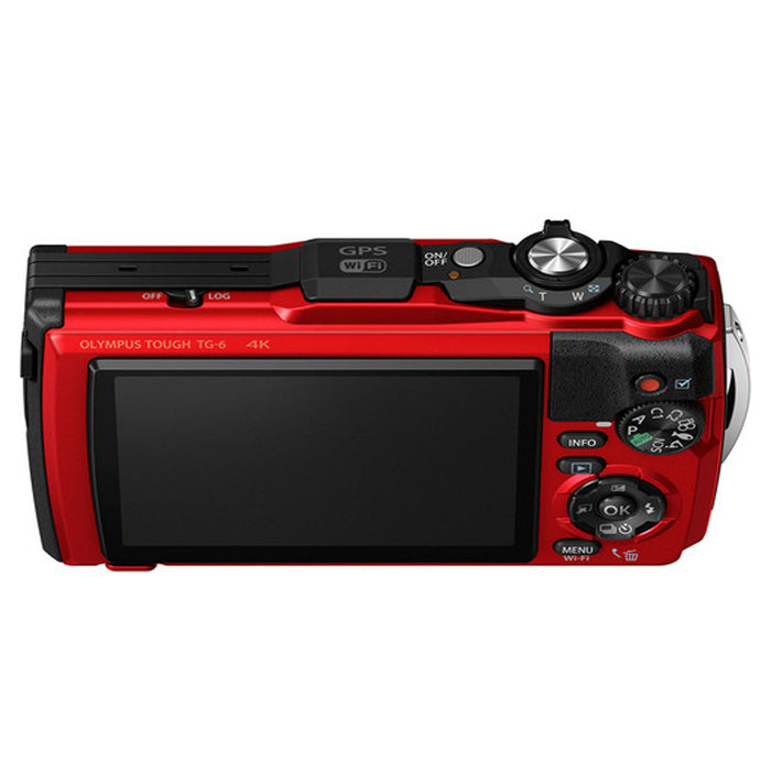 Olympus Tough TG-6 Digital Camera (Red)