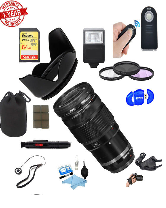 Olympus M.Zuiko Digital ED 40-150mm f/2.8 PRO Lens Flash Bundle