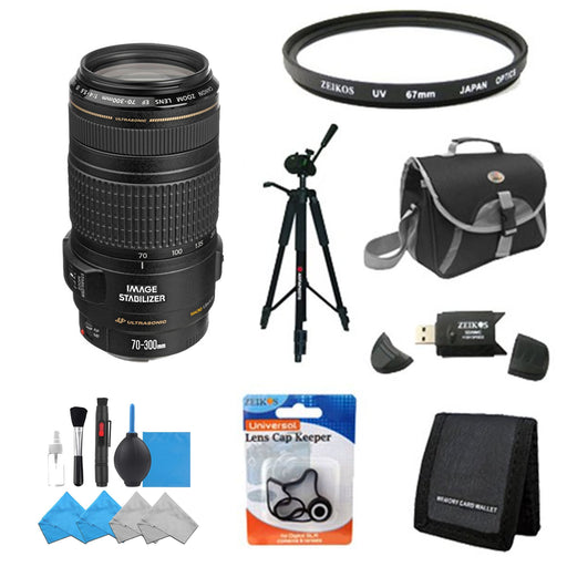 Canon 70-300mm f/4-5.6 EF IS USM Lens Starter Bundle