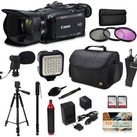 Canon XA35 HD Professional Video Camcorder + Core Accessories, Tripod