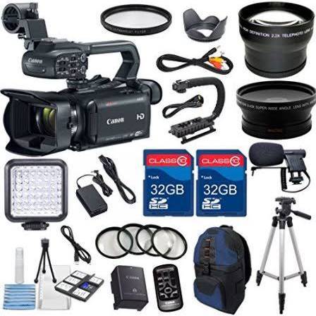 Canon XA35 Professional Camcorder - Bundle with Video Bag, 32GB Class