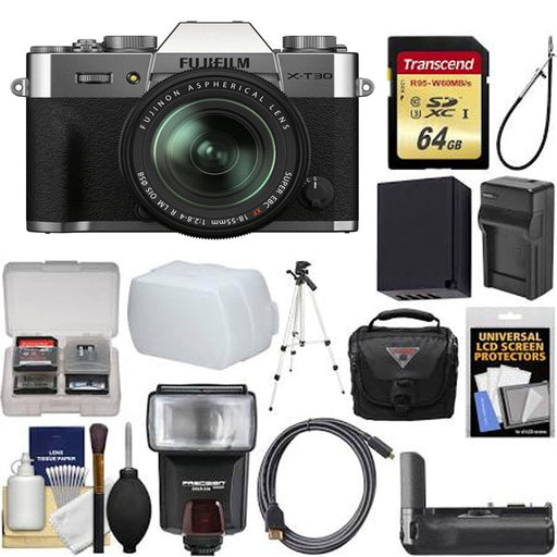 FUJIFILM X-T30 II Mirrorless Camera with 18-55mm Lens Starter Kit