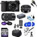 Sony Alpha a6000 Mirrorless Digital Camera with 16-50mm and 55-210mm Lenses + 32GB Memory Card Starter Bundle