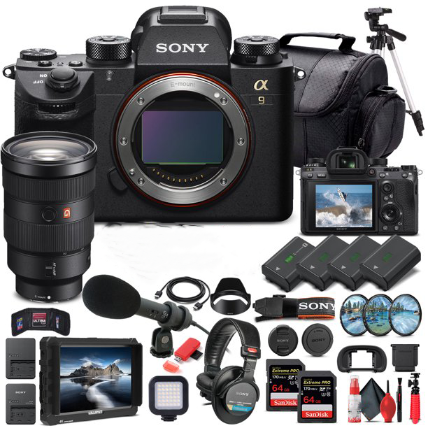 Sony Alpha a9 II Mirrorless Camera W/ Sony FE 24-70mm Lens - Pro Bundle