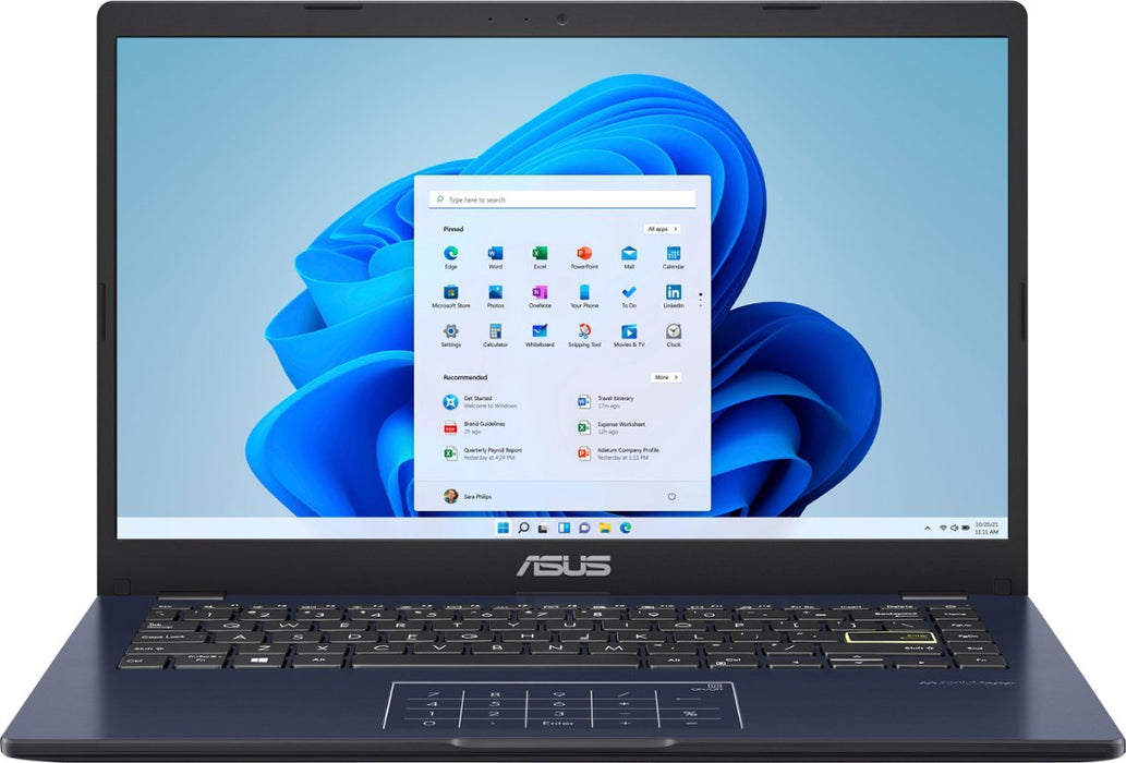 ASUS - 14.0" Laptop - Intel Celeron N4500 - 4GB Memory - 128GB eMMC - Star Black - NJ Accessory/Buy Direct & Save