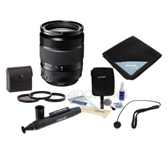 Fujifilm XF 18-135mm f/3.5-5.6 R LM OIS WR Lens Basic Starter Bundle