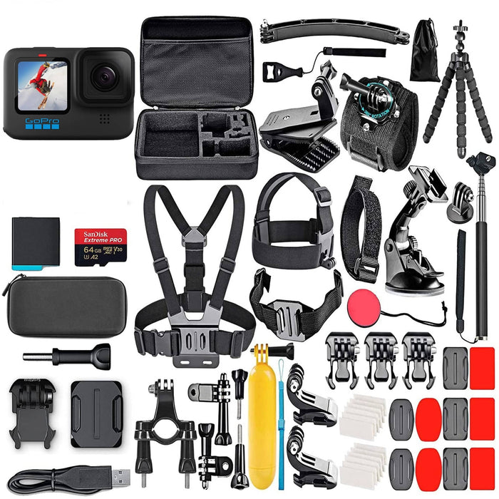 GoPro HERO10 Black Deluxe Accessory Bundle