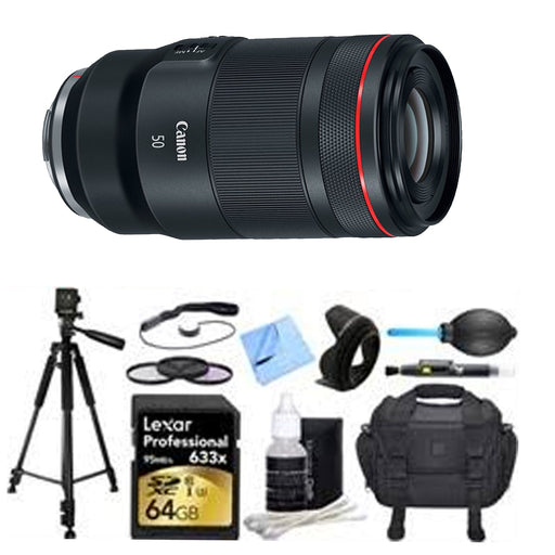 Canon RF 50mm f/1.2L USM Lens With Deluxe Accessory Bundle