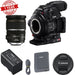 Canon EOS C100 Mark II with 17-55mm Lens Kit (EF-S Mount)