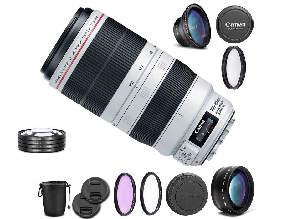 Canon EF 100-400mm f/4.5-5.6L is II USM Lens Professional Kit