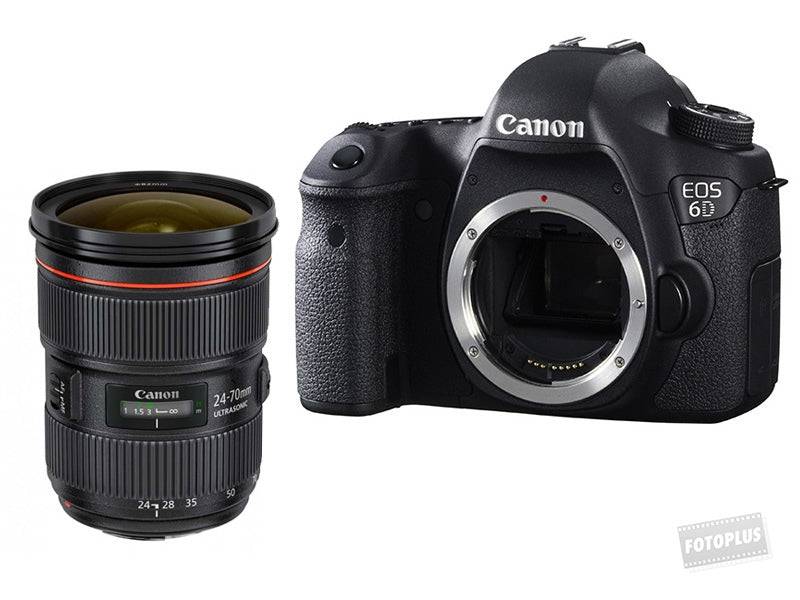 Canon EOS 6D DSLR Camera w/Canon 24-70mm f/4L Lens