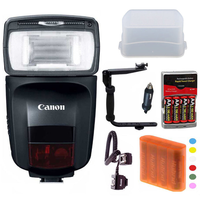 Canon Speedlite 470EX-AI Flash with Deluxe Accessory Bundle