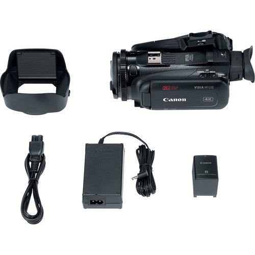 Canon Vixia HF G50 4K UHD Video Camcorder with 64GB MC &amp; Additional Accessories