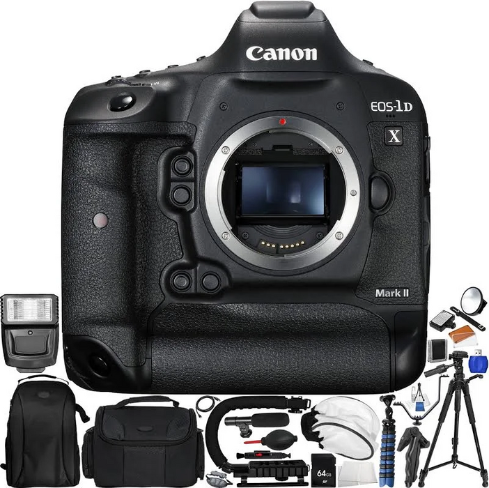 Canon EOS-1D X Mark II DSLR Camera (Body Only) Pro Bundle